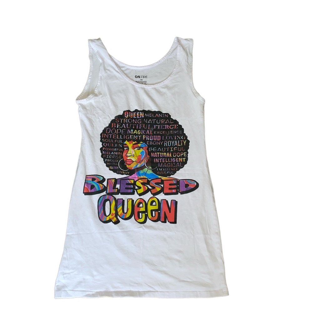 🔴 Blessed Queen tank top